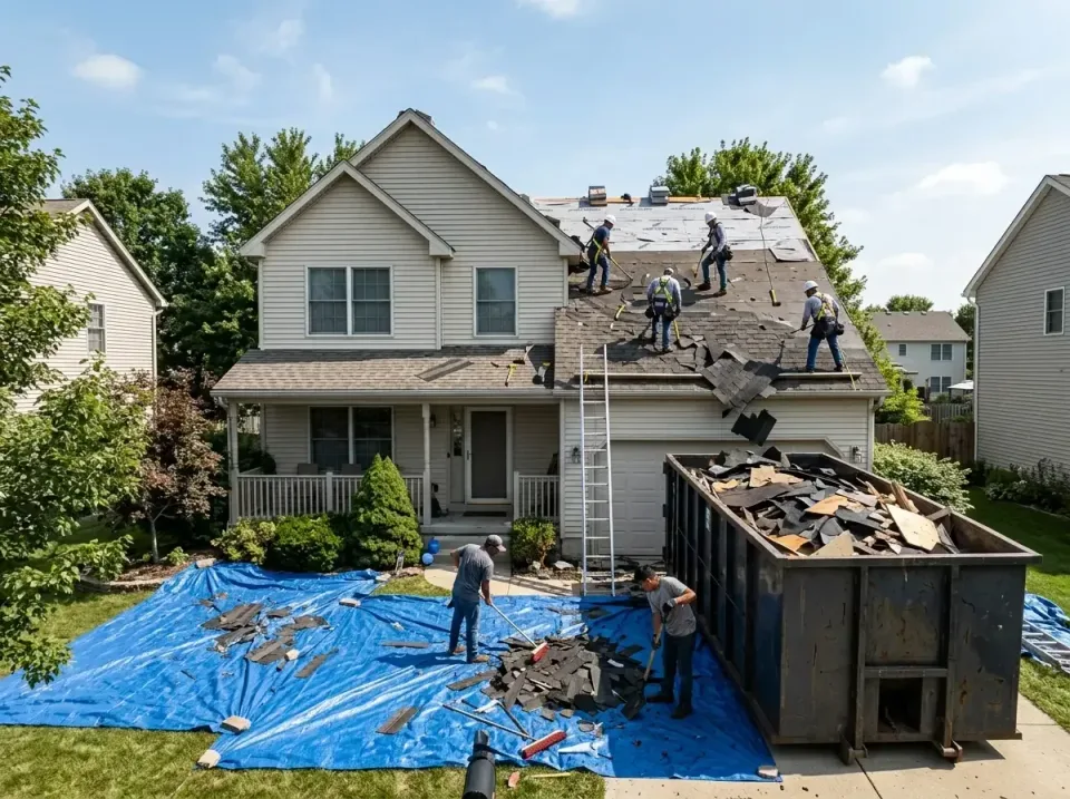 roof-replacement-debris-remova-004 — frequently asked questions, Cheapest Dumpster Rentals in West Chicago, IL